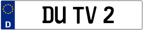 Truck License Plate
